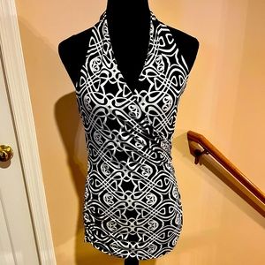 Designer top.black and white. Beautiful piece